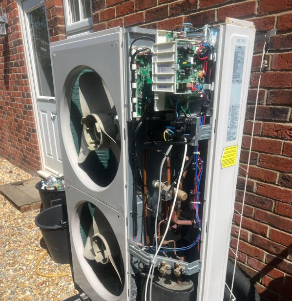 air source heat pumps